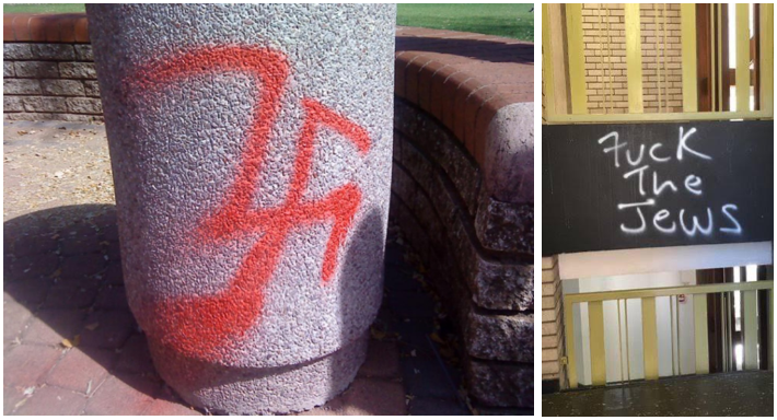 Antisemitic Graffiti at University in South Africa.